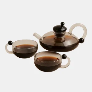 Glazen Filtratie Theepot Set met Semi-Automatische Filter voor Puur en Gezond Thee