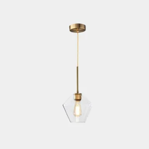 Glazen Hanglamp met Industriële Vintage Stijl – Tijdloze Elegantie voor Elk Interieur
