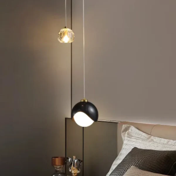Gouden Nordische Hanglamp Zachte Sfeer voor Elegante Woningen - Afbeelding 5