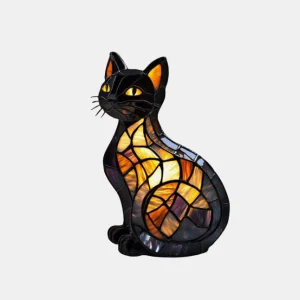 Handgemaakte Kat Resin Tafellamp 3D Schattige LED Nachtlamp voor Slaapkamer en Kinderkamer