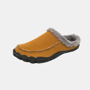 Heren Suède Instap Pantoffels Warme Comfort & Antislip Ontwerp