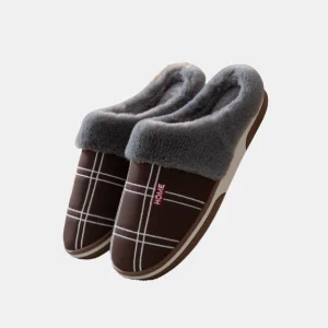 Heren Warm Comfort Instap Pantoffels Luxe Antislip Design