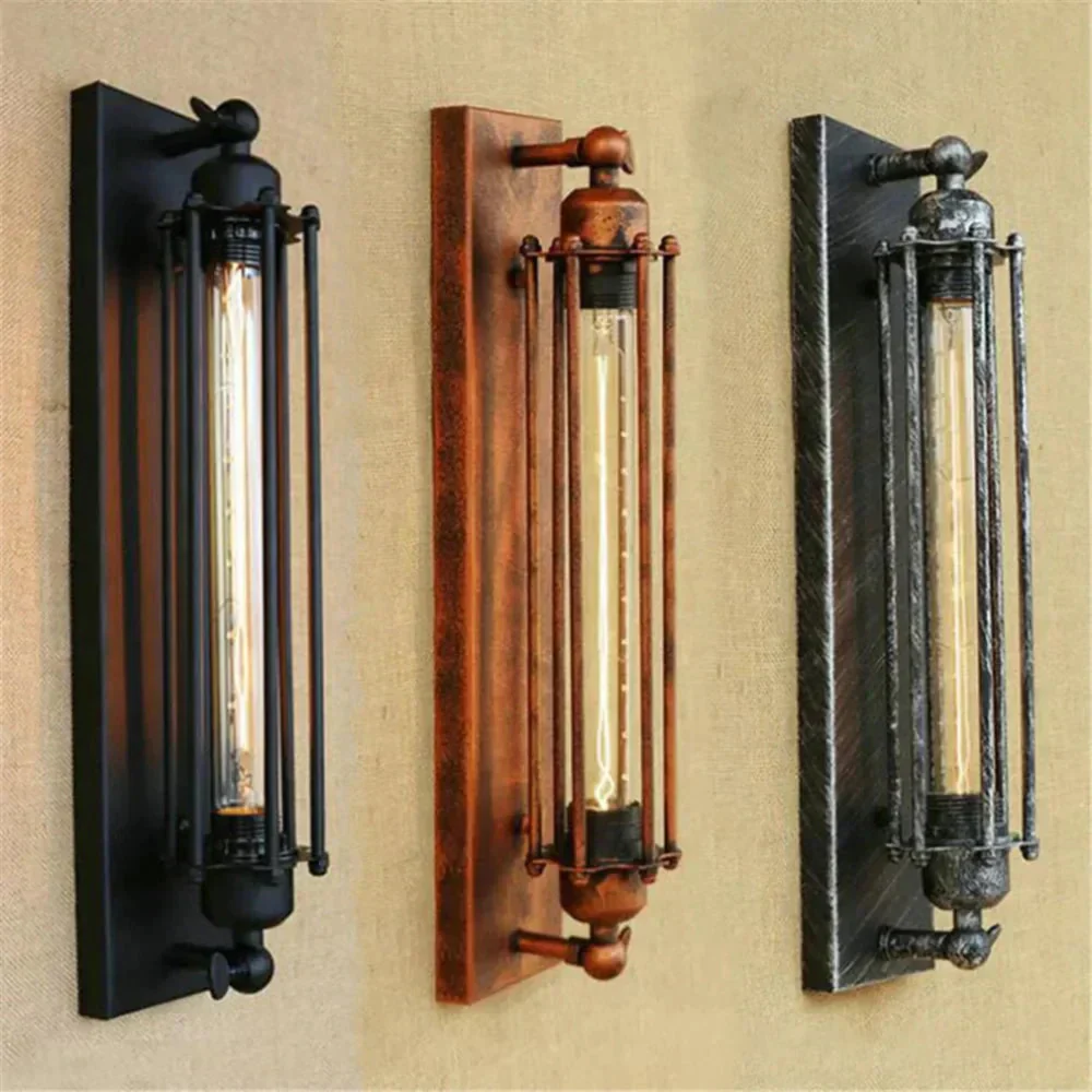 Industriële Vintage Wandlamp met LED Verlichting – Tijdloos Design en Warme Sfeergloed - Afbeelding 5