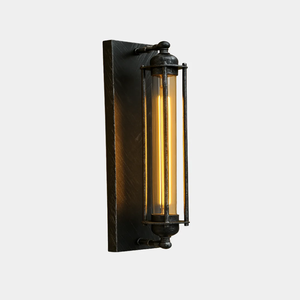 Industriële Vintage Wandlamp met LED Verlichting – Tijdloos Design en Warme Sfeergloed - Afbeelding 2