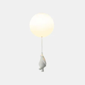 Kinderplafondlamp met Beer en Ballon Sfeervolle Hanglamp voor Gezellige Kamers