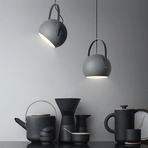 Kleurrijke Metalen LED Bolvormige Hanglamp voor Slaapkamer Art Deco Verlichting - Afbeelding 6