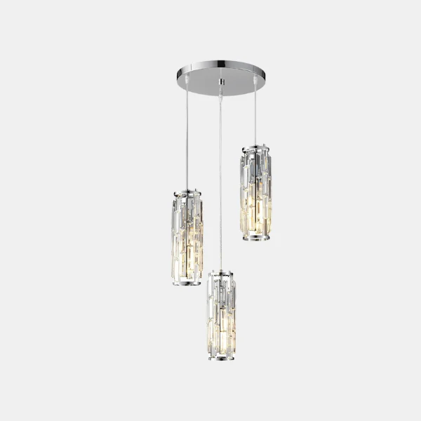 Kristallen Glazen Kroonluchter Hanglamp Moderne Industriële Stijl voor Elegante Woonruimtes - Afbeelding 6