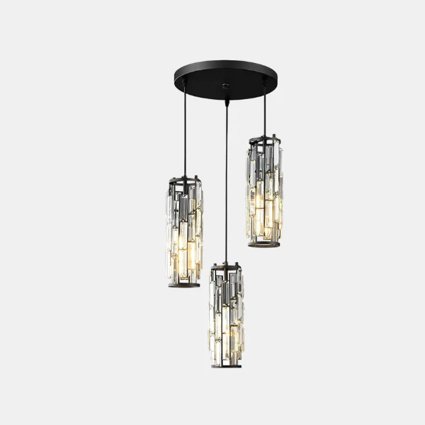 Kristallen Glazen Kroonluchter Hanglamp Moderne Industriële Stijl voor Elegante Woonruimtes - Afbeelding 7