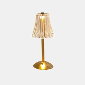 LED Tafellamp met Kristalontwerp, Touchbediening en Oplaadbare Batterij