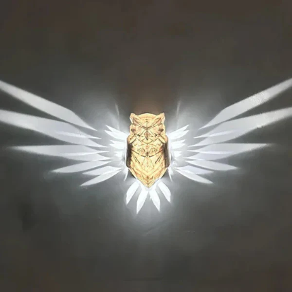 Majestueuze Vleugels Wandlamp met Artistieke Vleugelontwerpen voor een Betoverende Sfeervolle Ruimte - Afbeelding 4