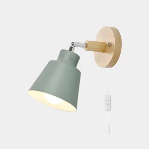 Minimalistische Houten Wandlamp – Moderne Wandverlichting met Natuurlijk Ontwerp voor Slaapkamer en Woonkamer