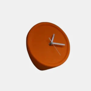 Minimalistische Stille Hoek Wandklok met Noordse Vormgeving en Duurzame Stijl