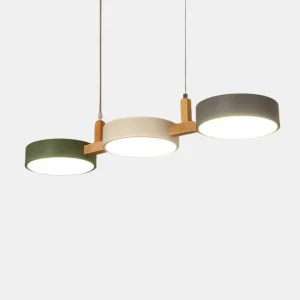 Moderne Metalen Plafondlamp met Scandinavisch Design en Zachte Sfeerverlichting