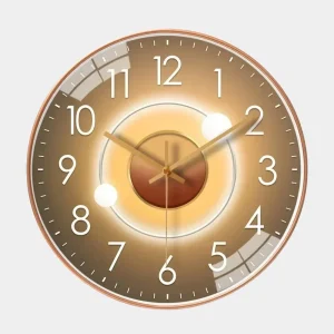 Moderne Stille Wandklok – Elegant Ontwerp voor Woonkamer, Slaapkamer en Kantoor