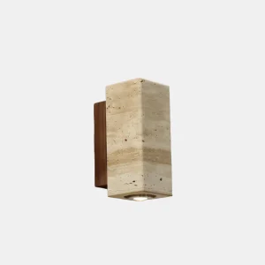 Natuurlijke Travertin Wandlamp Moderne Stenen Ontwerp voor Elegante Interieurs