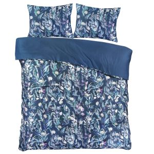 Papillon Hailey Dekbedovertrek Blauw – 200×200/220 cm