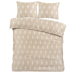 Papillon Jip Dekbedovertrek – 200×200/220 cm – Beige