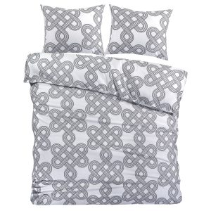 Papillon Dekbedovertrek Tijn Grijs – 200×200/220 cm