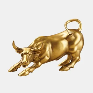 Resin Muur Stier Beeld Elegant Huis Kantoor Decoratie