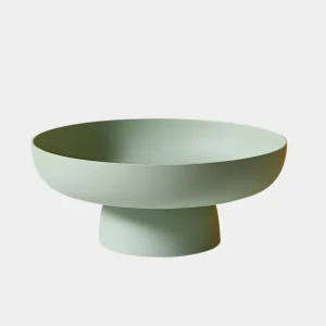 Retro Fruitschaal op Voet – Minimalistisch, Licht & Duurzaam voor Keuken en Tafel