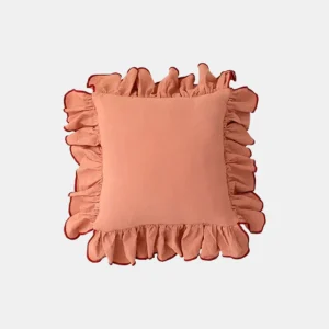 Ruffle Katoenen Kussenhoes Zachte Textuur & Stijlvolle Charme