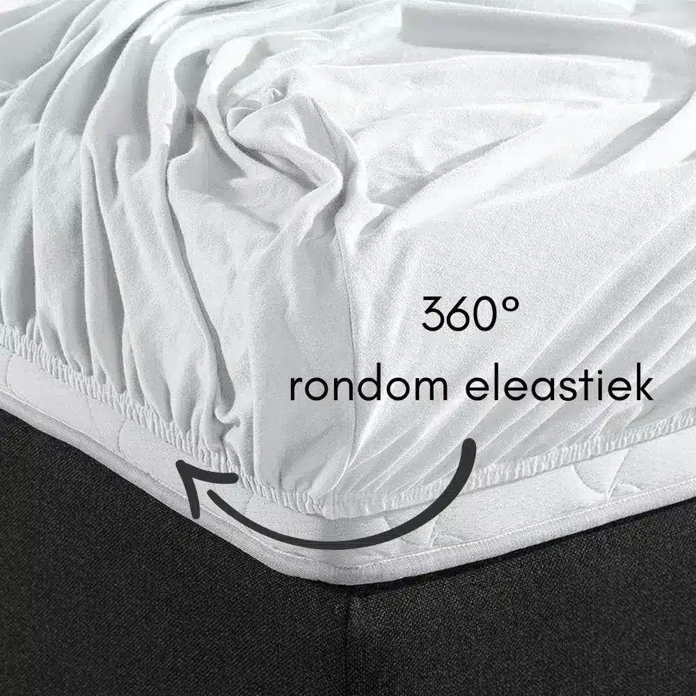 Sleeps Dubbel Jersey Hoeslaken Wit 140×200 cm - Afbeelding 6