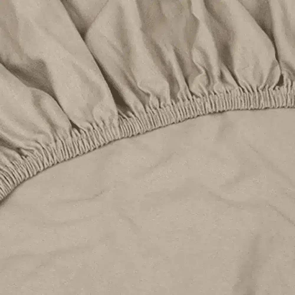 Sleeps Dubbel Jersey Hoeslaken Zand 160×200/220 cm - Afbeelding 5