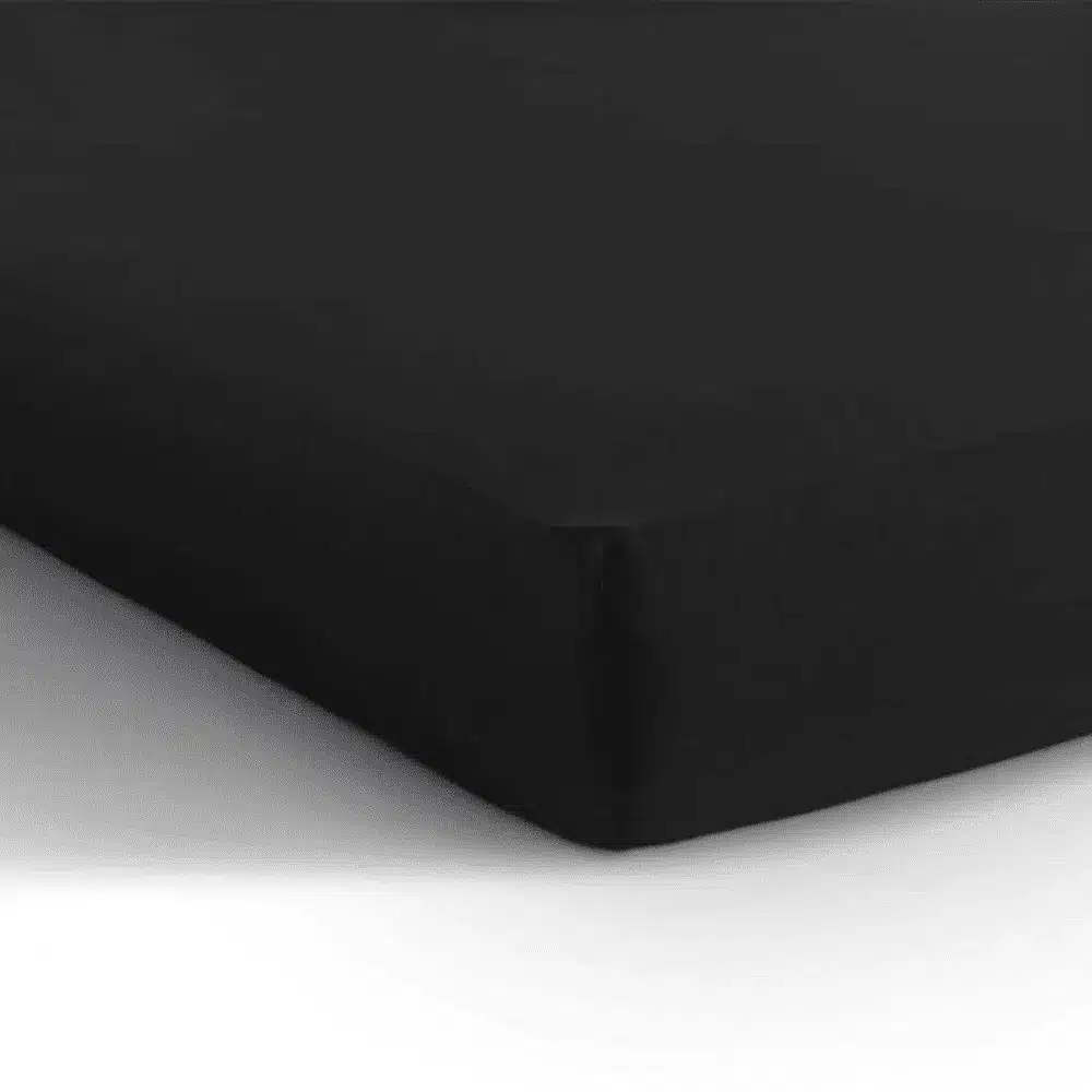 Sleeps Dubbel Jersey Hoeslaken Zwart 160×200/220 cm - Afbeelding 4