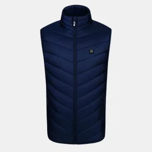 Slim Heated Vest voor Mannen en Vrouwen met Verstelbare Temperatuur voor Wintercomfort