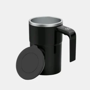 Slimme Koffiebeker met Deksel Automatisch Roeren Temperatuurweergave USB Oplaadbare Dranken