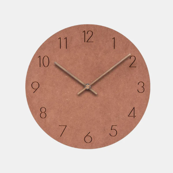 Stil Minimalistisch Scandinavisch Wandklok voor Rustig Leven