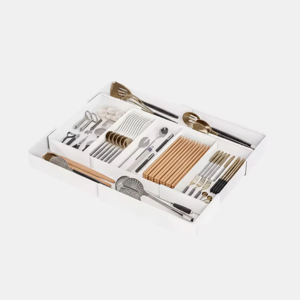 Verstelbare Lade Organizer Uitschuifbaar Systeem voor Moeiteloze Opbergruimte - Afbeelding 6