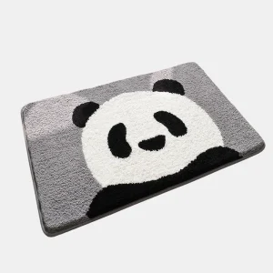 Waterabsorberende Panda Badmat Antislip Zachte Microvezel Comfort
