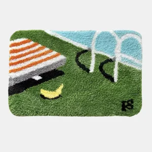 Zachte Cartoon Zwembadmat voor Comfort en Speelse Woondecoratie