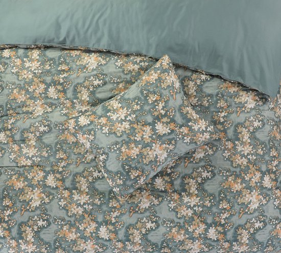 Papillon Aurora Dekbedovertrek – 200×200/220 cm – Groen - Afbeelding 5