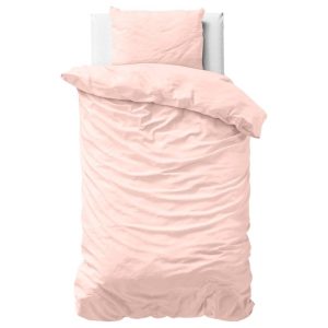 Primaviera Uni Satijn Dekbedovertrek – 140×200/220cm – Roze