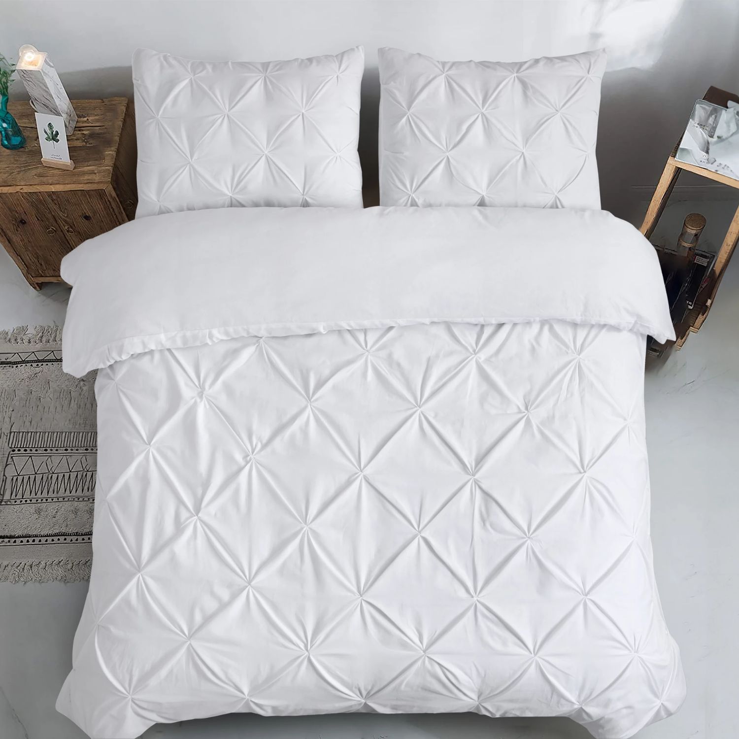 Dreamhouse Salvador Dekbedovertrek 140×220/220 cm – Wit - Afbeelding 3