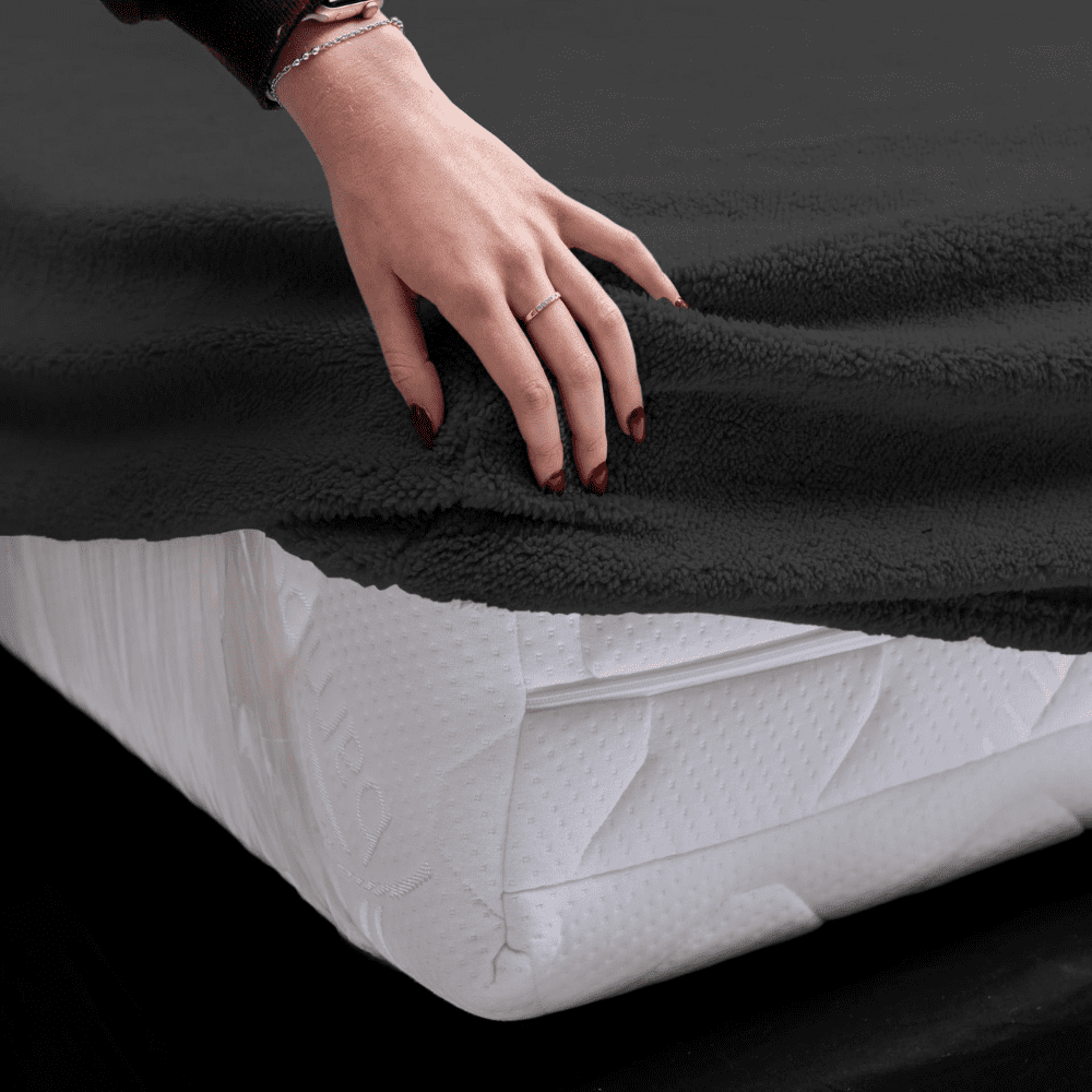 Sleeps Teddy Hoeslaken Antraciet – 90 x 200 cm - Afbeelding 7