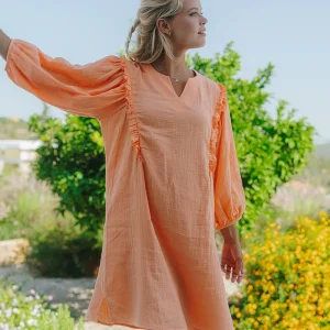 Dido Dress – Sunset Orange