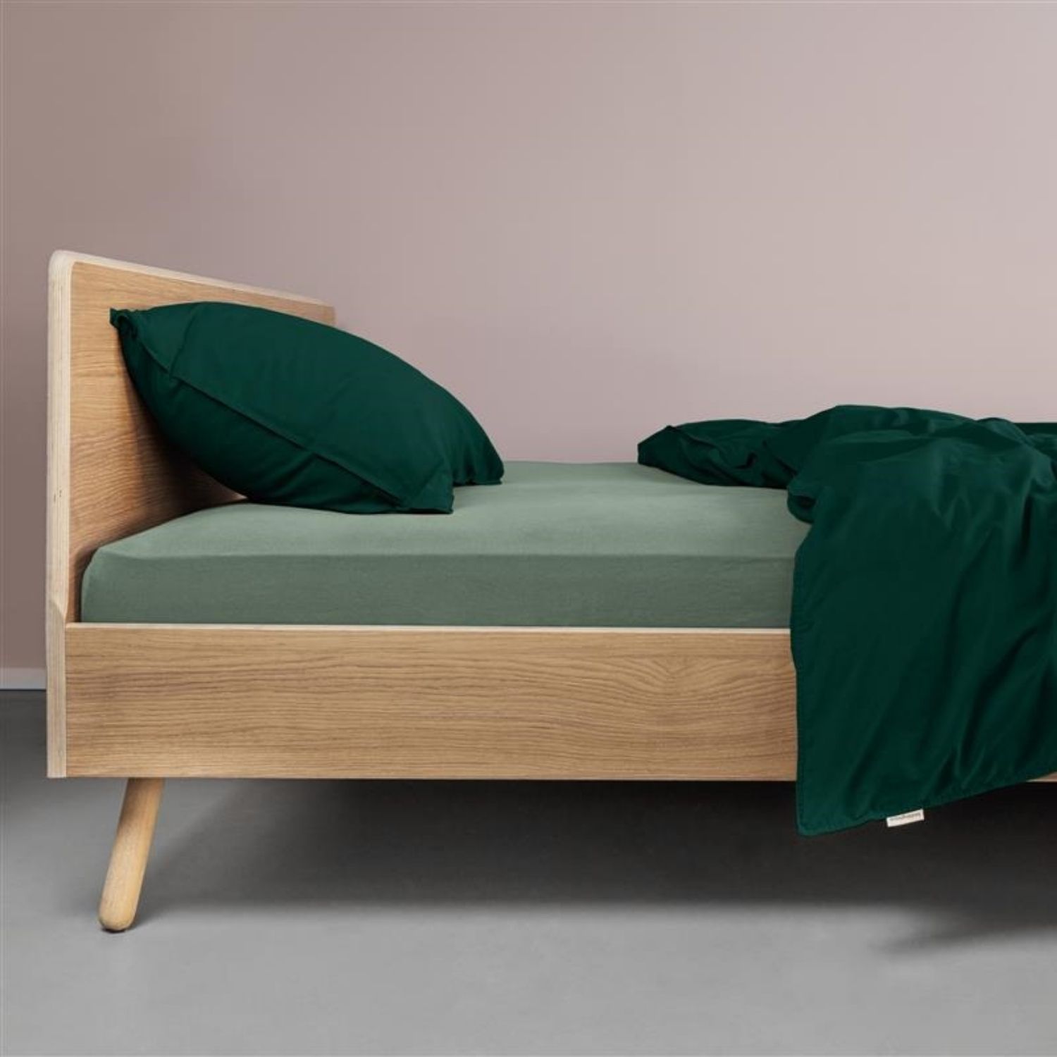 Beddinghouse Jersey Hoeslaken Groen – 140 x 200/220 cm - Afbeelding 4