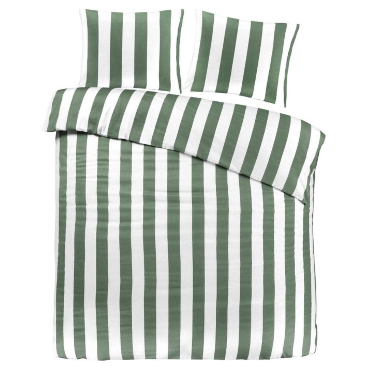 Papillon Lewis Dekbedovertrek – Lits-jumeaux – 240×200/220 cm – Groen