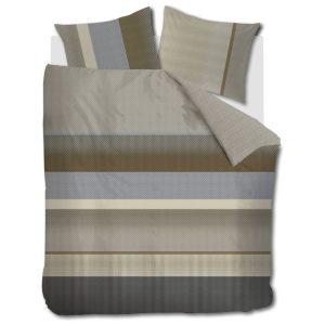 Beddinghouse Marthe Dekbedovertrek Zand – 200×200/220 cm