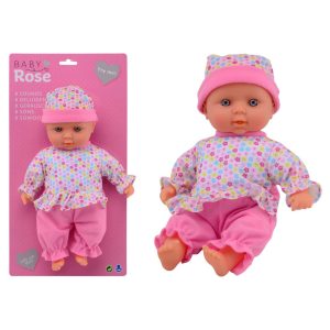 Baby Rose pop met 8 geluiden