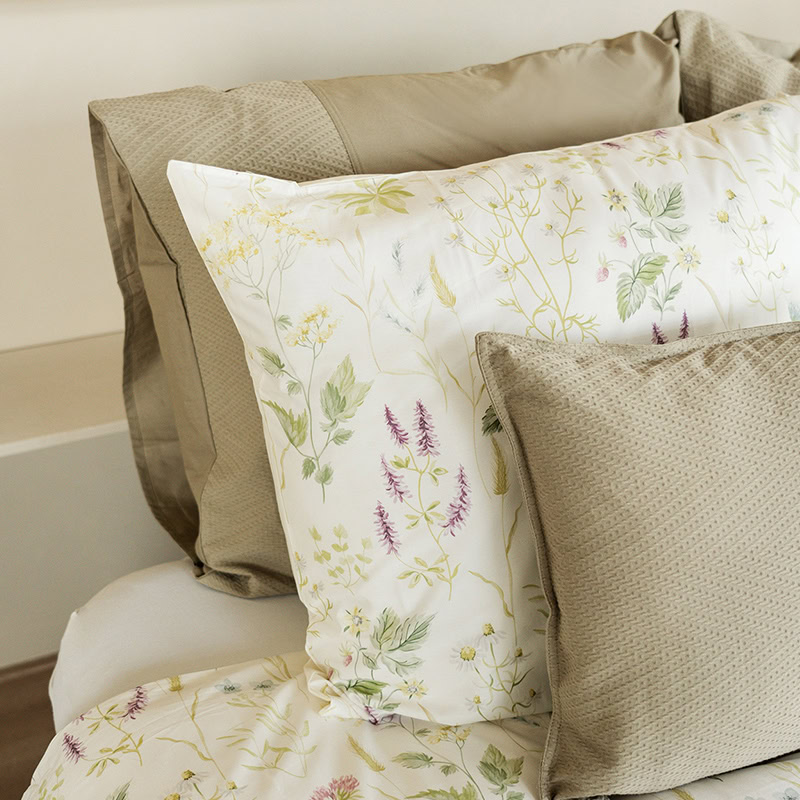 Dekbedovertrek percal katoen – Nature Groen - Afbeelding 4