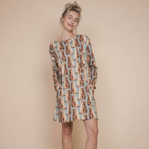 Bowie Long Sleeve Dress Dames
