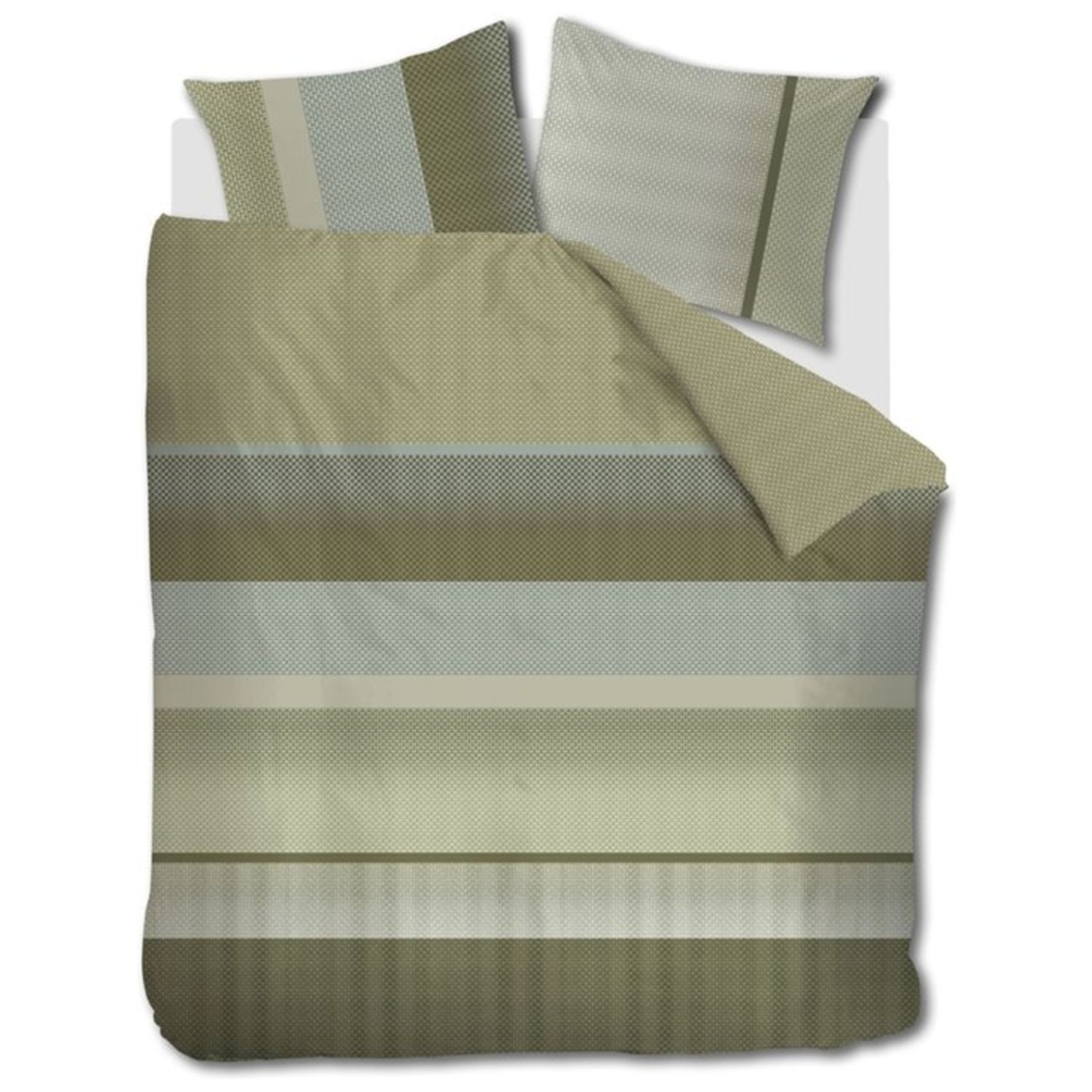 Beddinghouse Marthe Dekbedovertrek Groen – 200×200/220 cm - Afbeelding 2