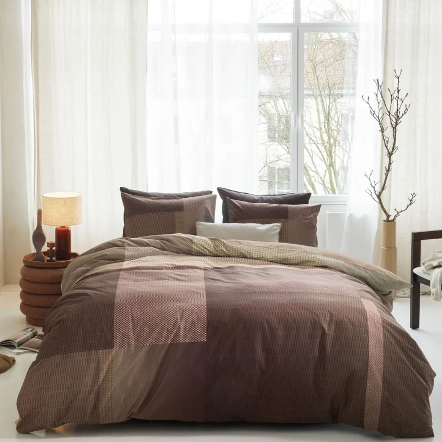 Beddinghouse Lovis Dekbedovertrek Terra – 140×200/220 cm - Afbeelding 4