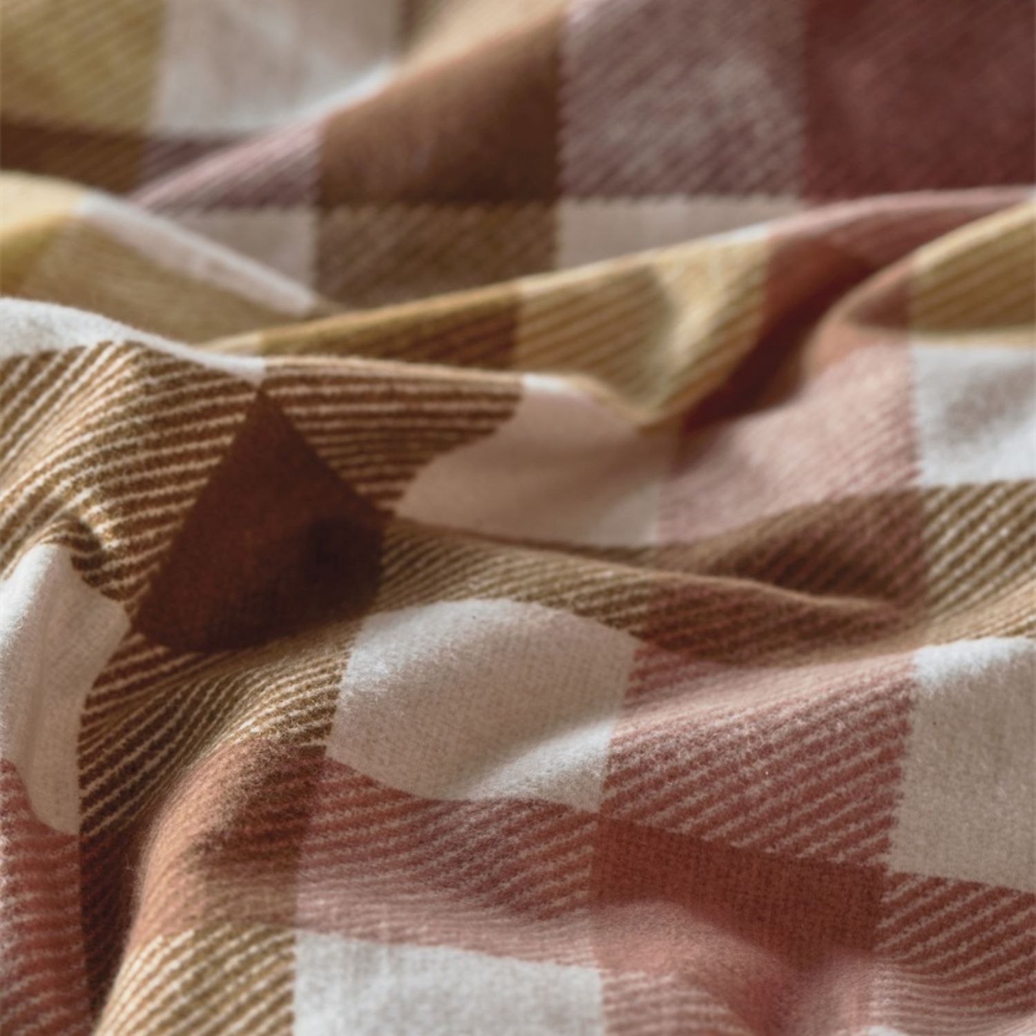 Beddinghouse Sem Flanel Dekbedovertrek Bruin – 140×200/220 cm - Afbeelding 5