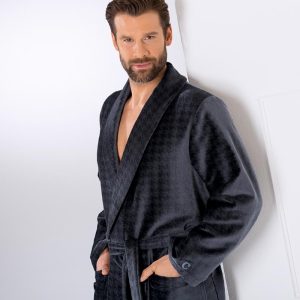 Cawö badjas heren – Antraciet