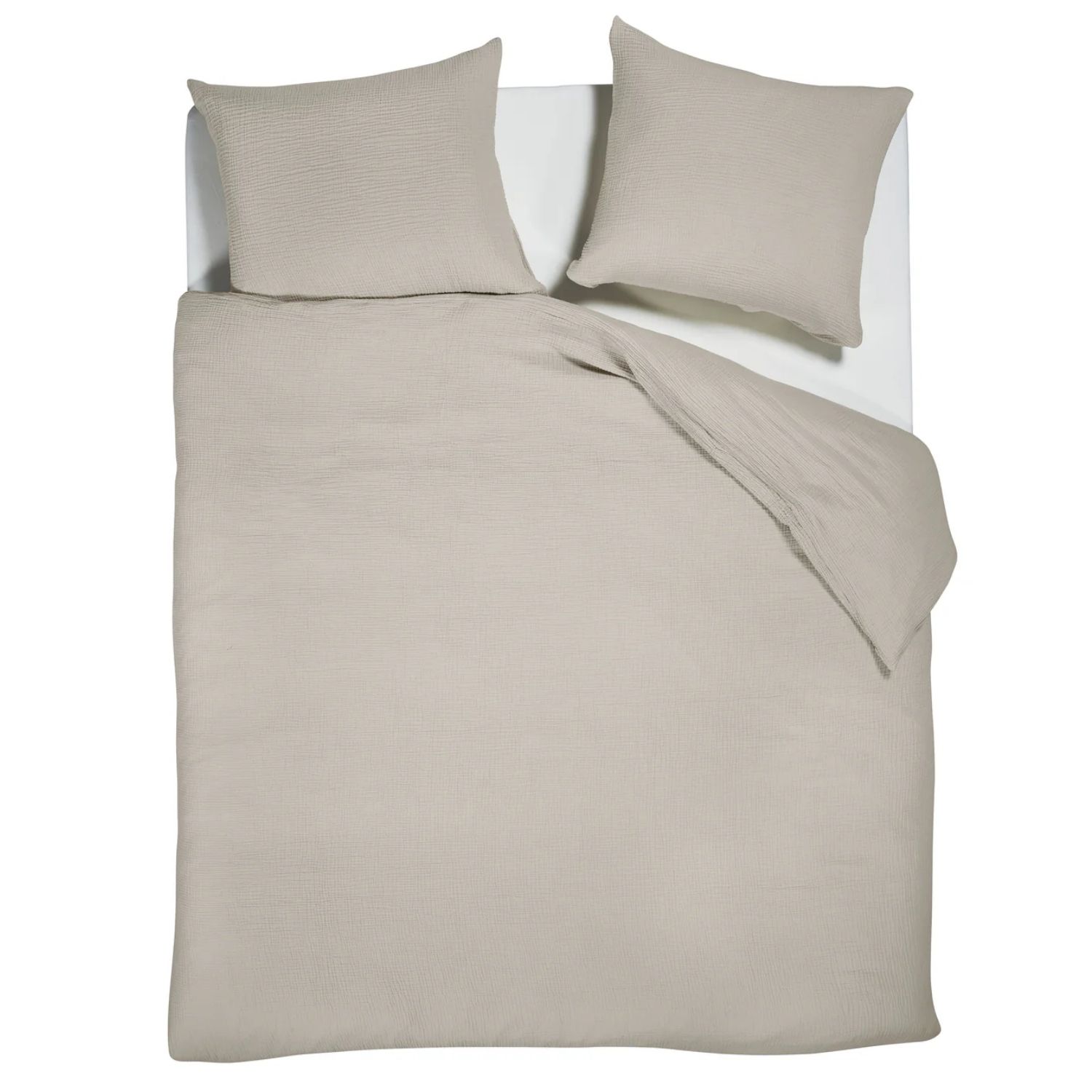 VTWonen Gentle Embrace Dekbedovertrek – 200 x 200/220 cm – Zand - Afbeelding 2